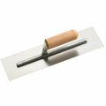 All-Source 4 In. x 14 In. Finishing Trowel with Basswood Handle 322573